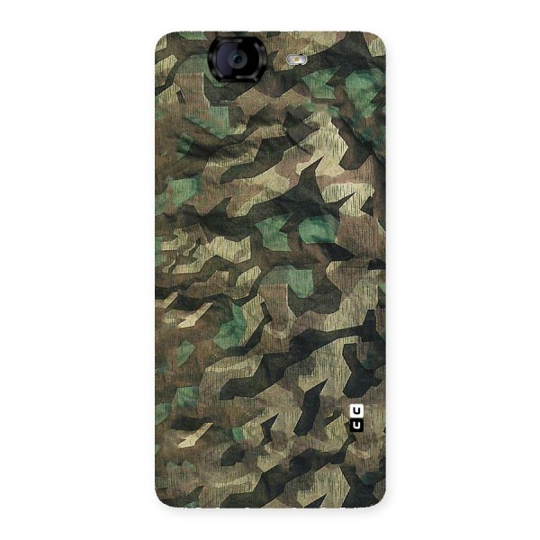 Rugged Army Back Case for Canvas Knight A350