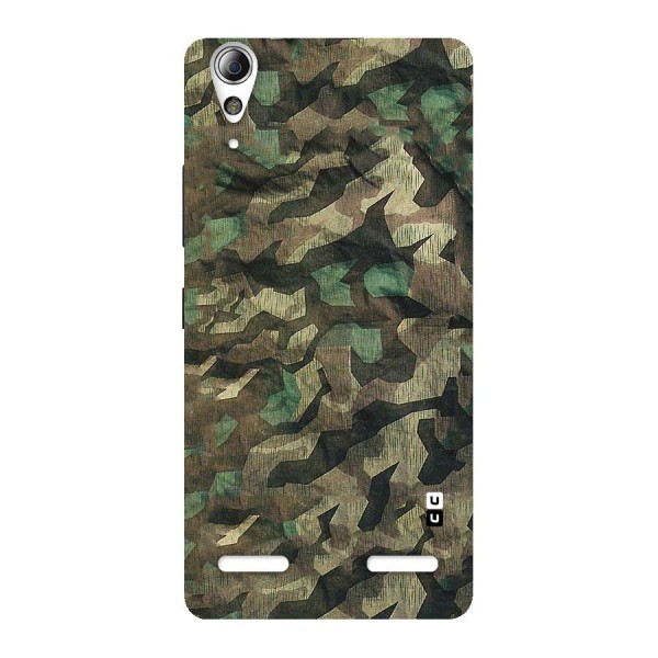 Rugged Army Back Case for Lenovo A6000 Plus