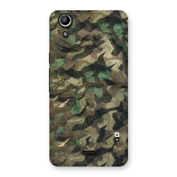 Rugged Army Back Case for Micromax Canvas Selfie Lens Q345