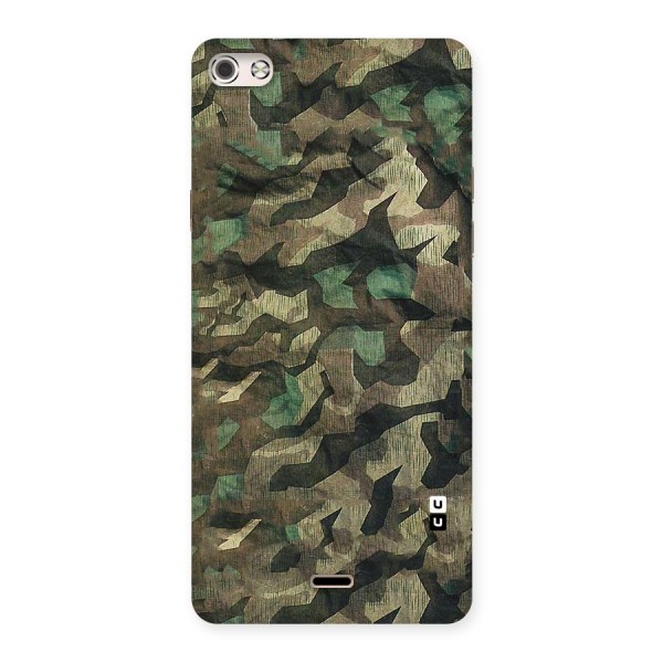 Rugged Army Back Case for Micromax Canvas Silver 5