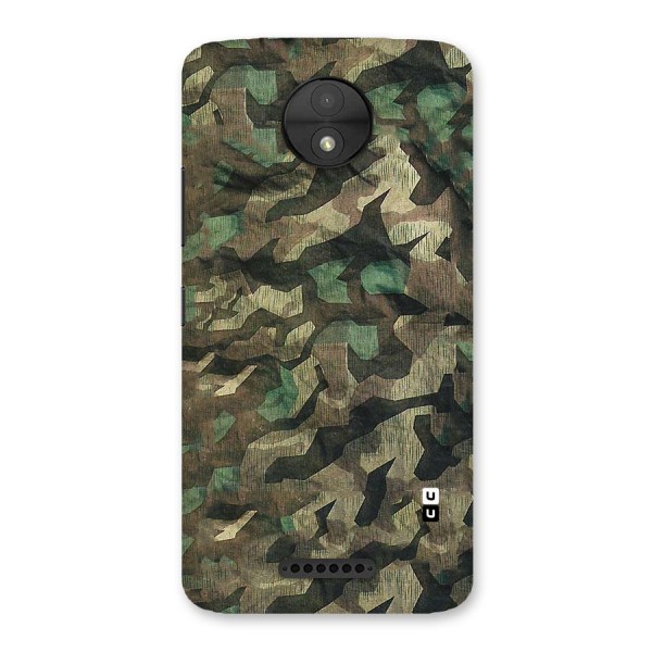 Rugged Army Back Case for Moto C