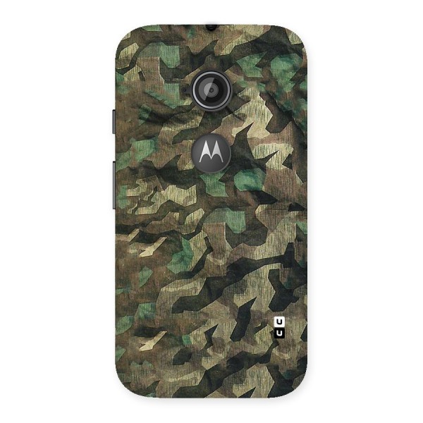 Rugged Army Back Case for Moto E 2nd Gen