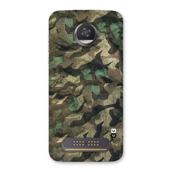 Rugged Army Back Case for Moto Z2 Play