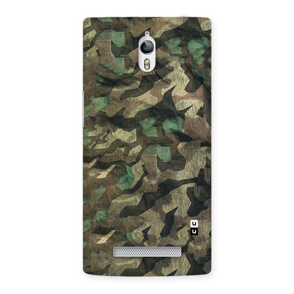 Rugged Army Back Case for Oppo Find 7