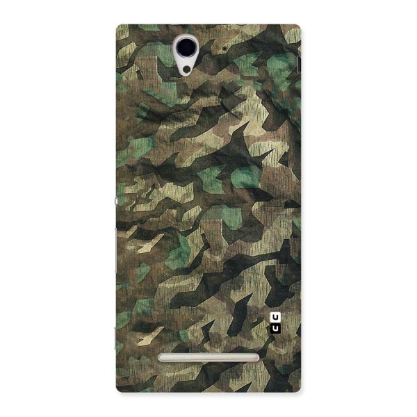 Rugged Army Back Case for Sony Xperia C3