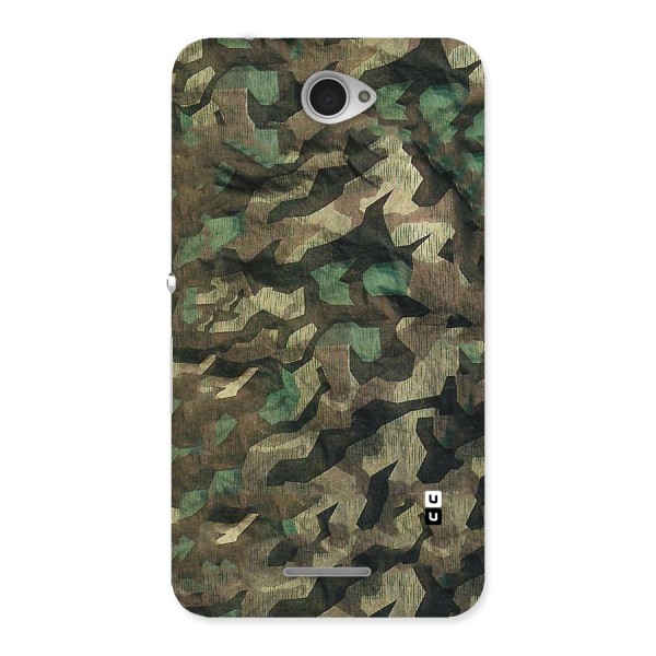 Rugged Army Back Case for Sony Xperia E4