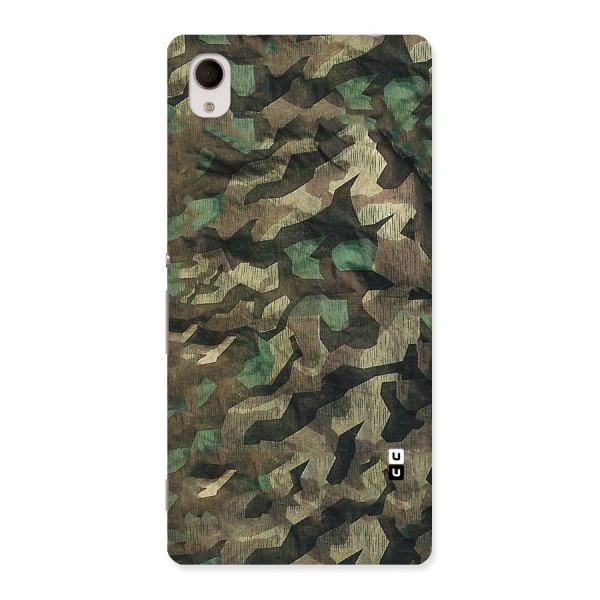 Rugged Army Back Case for Sony Xperia M4