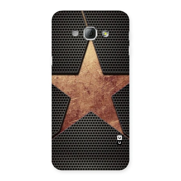 Rugged Gold Star Back Case for Galaxy A8