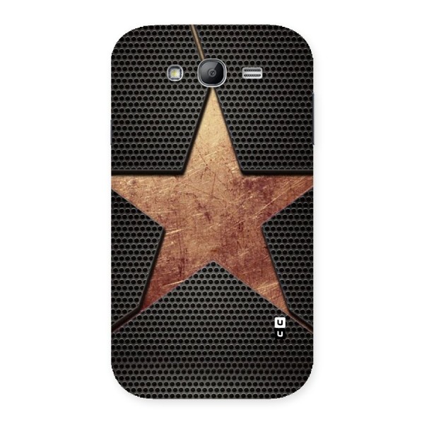 Rugged Gold Star Back Case for Galaxy Grand Neo Plus