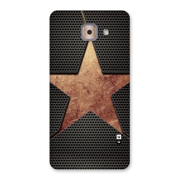 Rugged Gold Star Back Case for Galaxy J7 Max