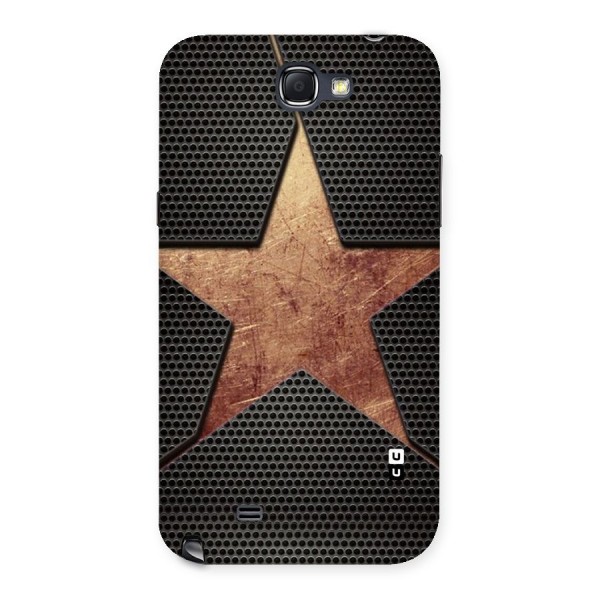 Rugged Gold Star Back Case for Galaxy Note 2