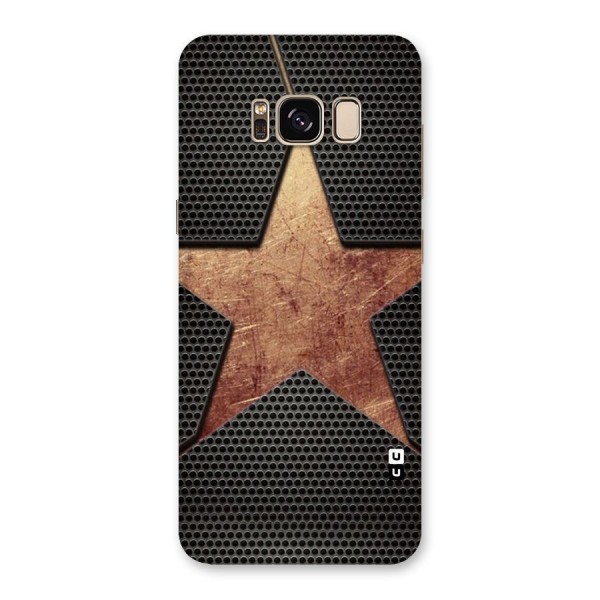 Rugged Gold Star Back Case for Galaxy S8