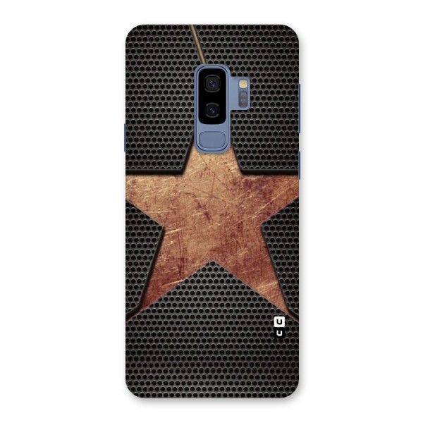 Rugged Gold Star Back Case for Galaxy S9 Plus