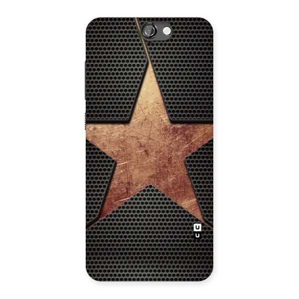 Rugged Gold Star Back Case for HTC One A9
