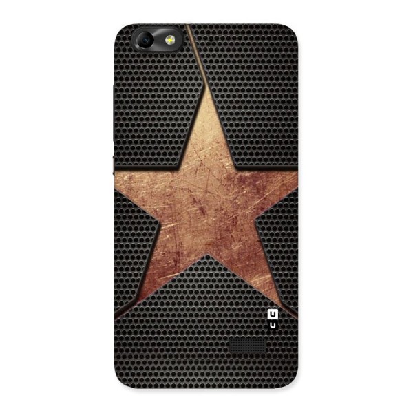 Rugged Gold Star Back Case for Honor 4C