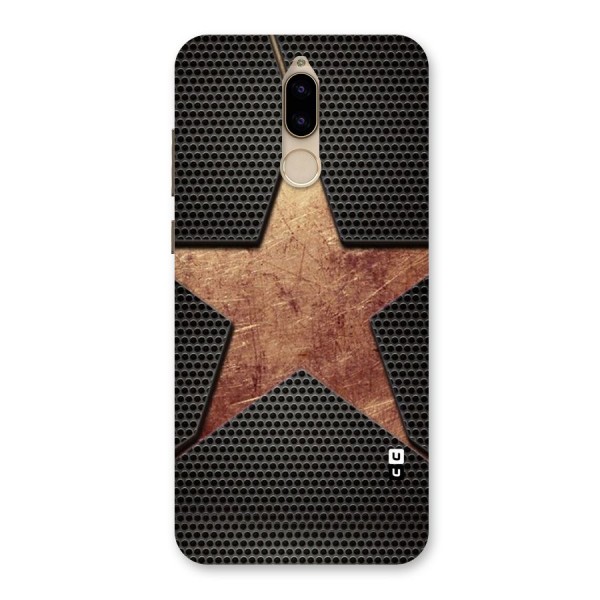 Rugged Gold Star Back Case for Honor 9i