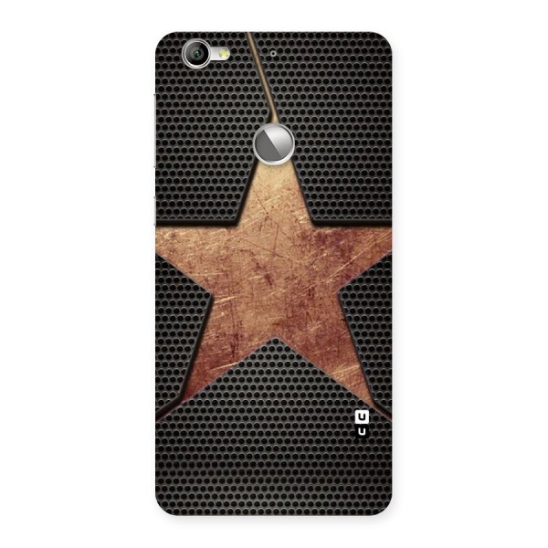 Rugged Gold Star Back Case for LeTV Le 1s