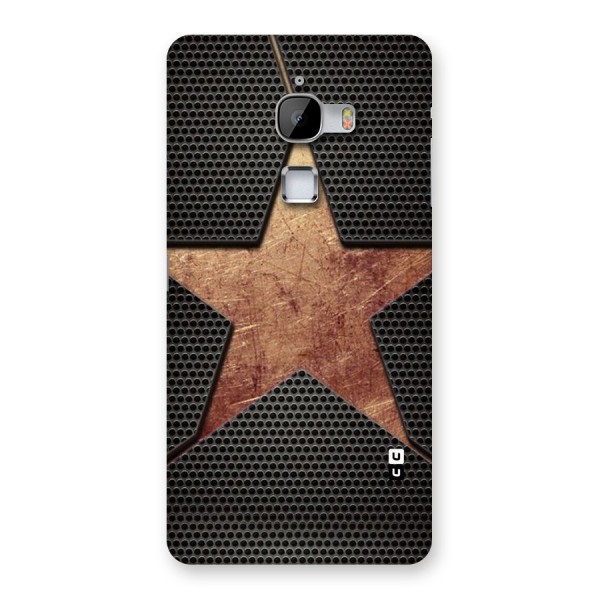 Rugged Gold Star Back Case for LeTv Le Max