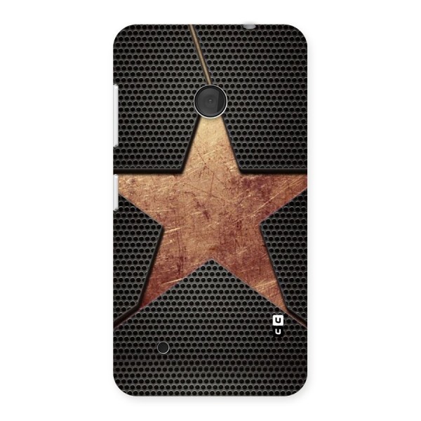 Rugged Gold Star Back Case for Lumia 530