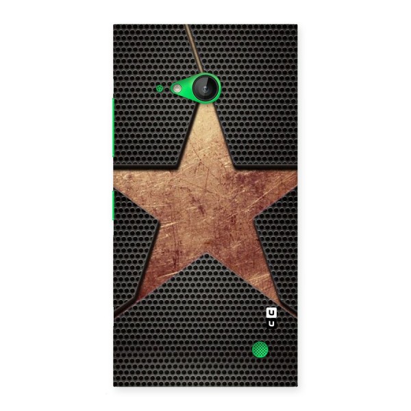 Rugged Gold Star Back Case for Lumia 730