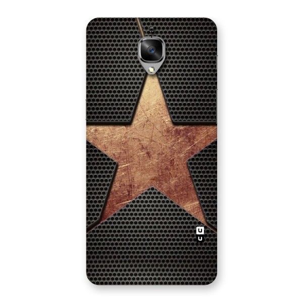 Rugged Gold Star Back Case for OnePlus 3T
