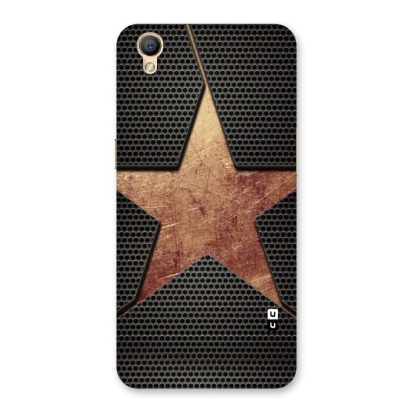 Rugged Gold Star Back Case for Oppo A37