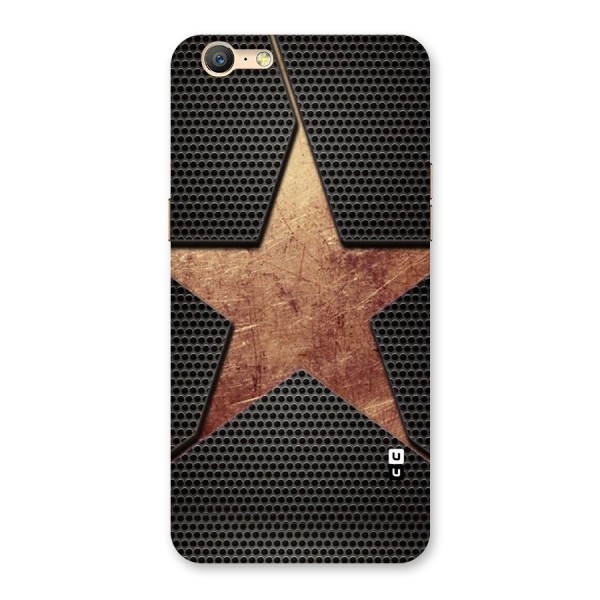 Rugged Gold Star Back Case for Oppo A57
