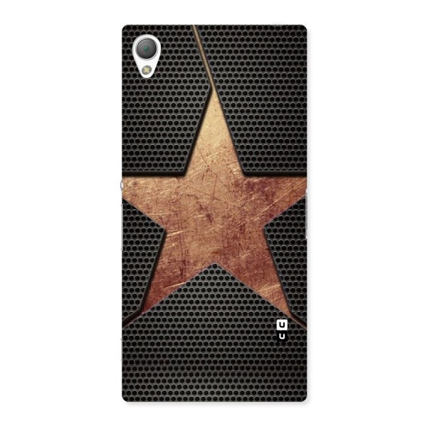 Rugged Gold Star Back Case for Sony Xperia Z3
