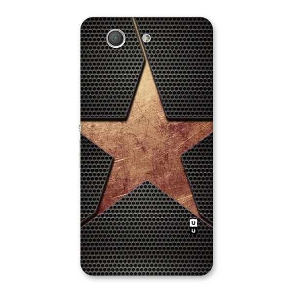 Rugged Gold Star Back Case for Xperia Z3 Compact