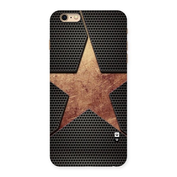 Rugged Gold Star Back Case for iPhone 6 Plus 6S Plus