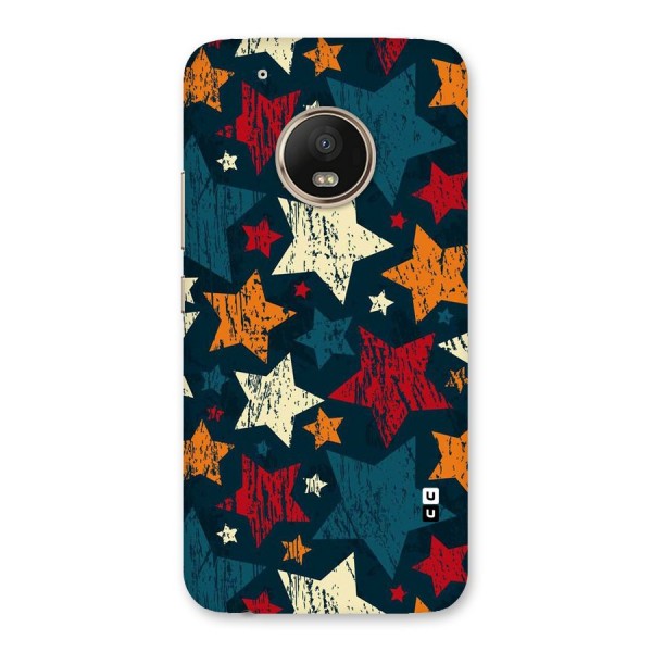 Rugged Star Design Back Case for Moto G5 Plus