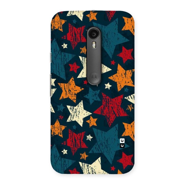 Rugged Star Design Back Case for Moto G Turbo