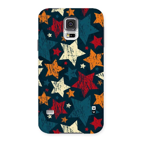 Rugged Star Design Back Case for Samsung Galaxy S5