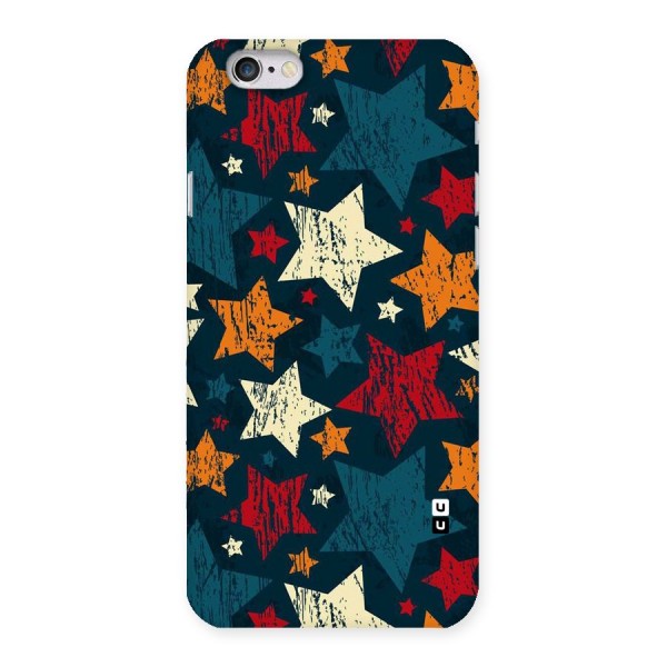 Rugged Star Design Back Case for iPhone 6 6S