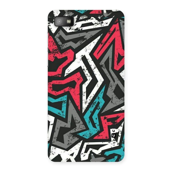 Rugged Strike Abstract Back Case for Blackberry Z10