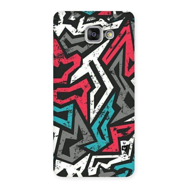 Rugged Strike Abstract Back Case for Galaxy A7 2016