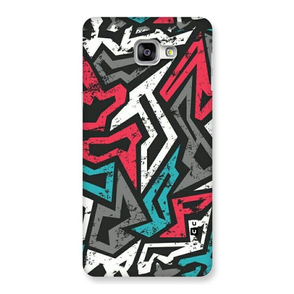 Rugged Strike Abstract Back Case for Galaxy A9
