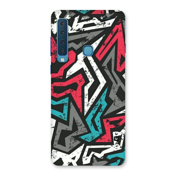 Rugged Strike Abstract Back Case for Galaxy A9 (2018)