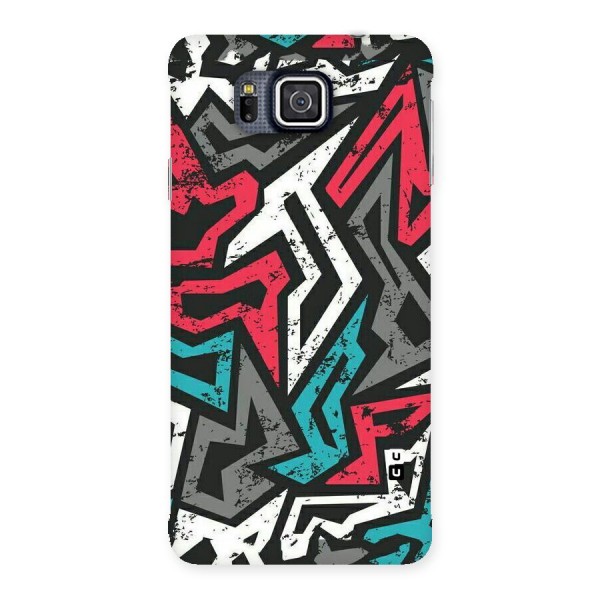 Rugged Strike Abstract Back Case for Galaxy Alpha