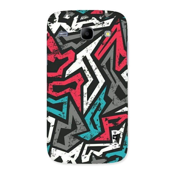 Rugged Strike Abstract Back Case for Galaxy Core