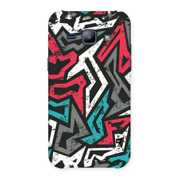 Rugged Strike Abstract Back Case for Galaxy J1