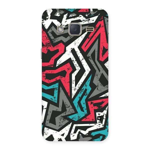 Rugged Strike Abstract Back Case for Galaxy J2