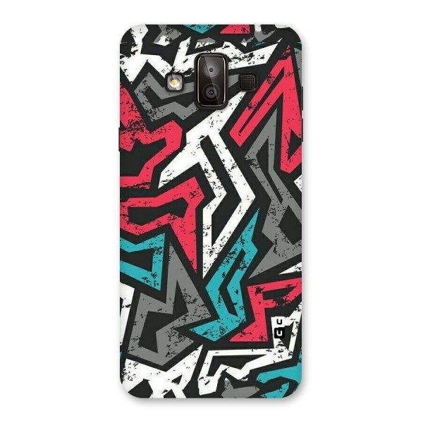 Rugged Strike Abstract Back Case for Galaxy J7 Duo