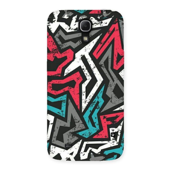 Rugged Strike Abstract Back Case for Galaxy Mega 6.3