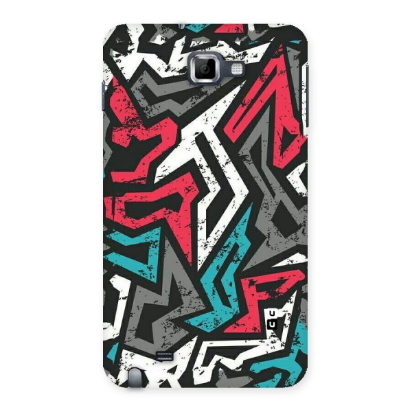 Rugged Strike Abstract Back Case for Galaxy Note