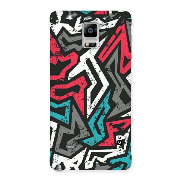 Rugged Strike Abstract Back Case for Galaxy Note 4