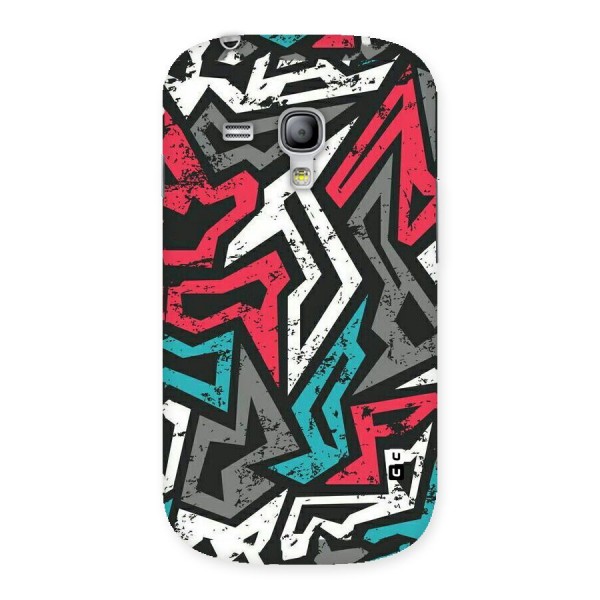 Rugged Strike Abstract Back Case for Galaxy S3 Mini
