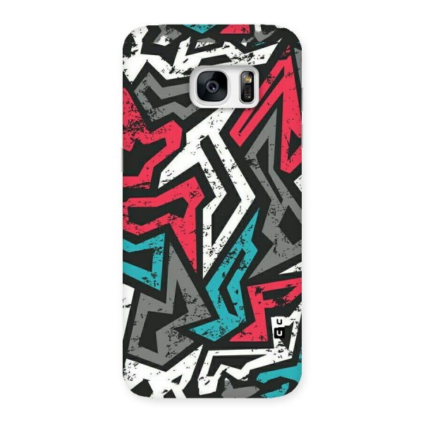 Rugged Strike Abstract Back Case for Galaxy S7 Edge