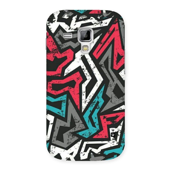 Rugged Strike Abstract Back Case for Galaxy S Duos