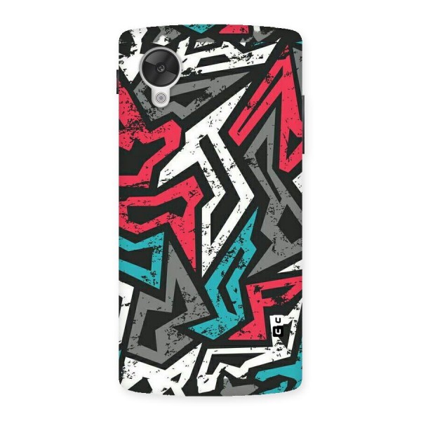 Rugged Strike Abstract Back Case for Google Nexsus 5